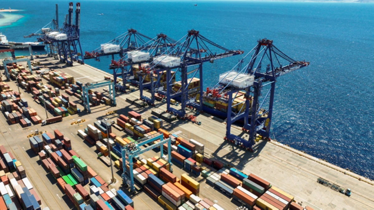 The Department of Statistics says that total exports during the first quarter of 2025 increased by 11.6 per cent to reach JD2.306 billion (Photo courtesy of Aqaba Container Terminals)