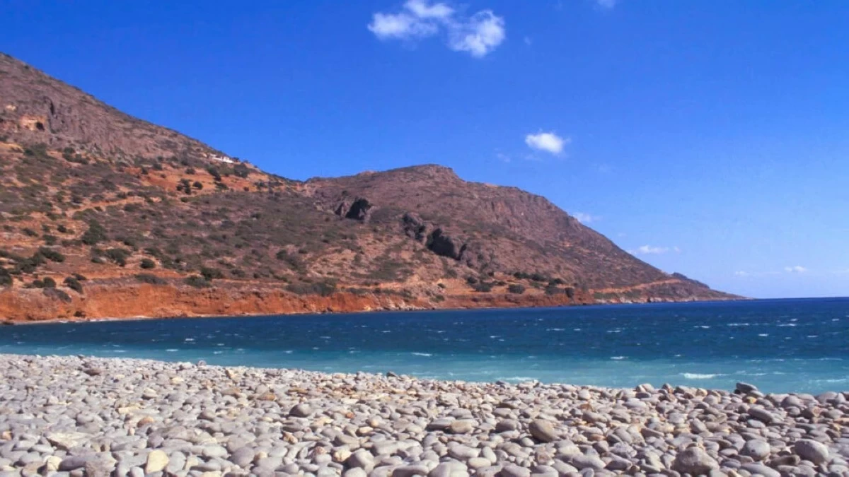 A beach on Crete island
 (Photo AFP)
