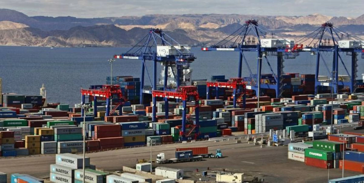 Statistical data by the Jordan Logistics Association shows an increase in the number of containers received through the Aqaba Container Terminal during the first five months of 2025 to 194,868 containers, compared with 159,739 for the same period last year (JT file)