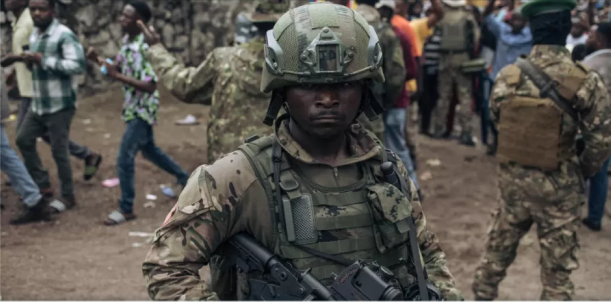 M23 soldiers in Goma on February 6, 2025 (AFP photo)