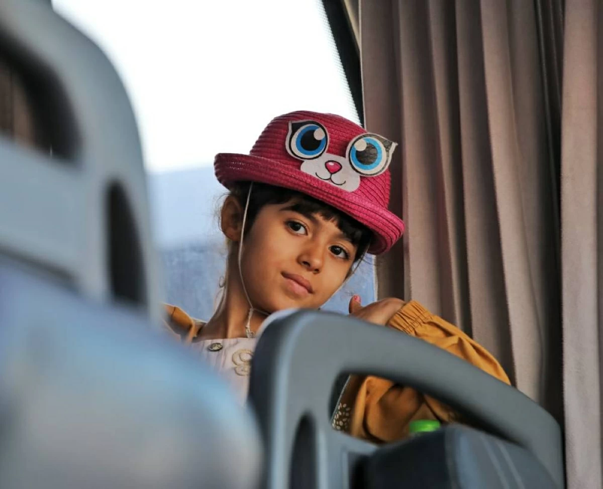 Jordan on Wednesday receives a new group of child patients and their family companions evacuated from Gaza
(Photo by Ahmad Khleifat)