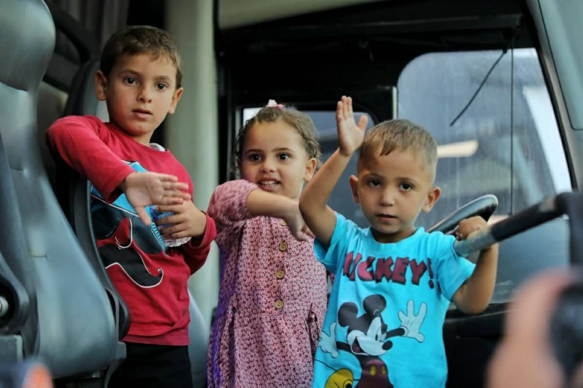 Jordan on Wednesday receives a new group of child patients and their family companions evacuated from Gaza
(Photo by Ahmad Khleifat)