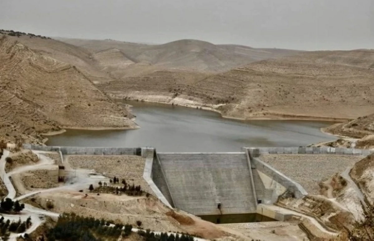 The King Talal Dam is located in Jerash Governorate  in the Tal Rumman Heights area, 50 kilometres north of Amman (JT file)