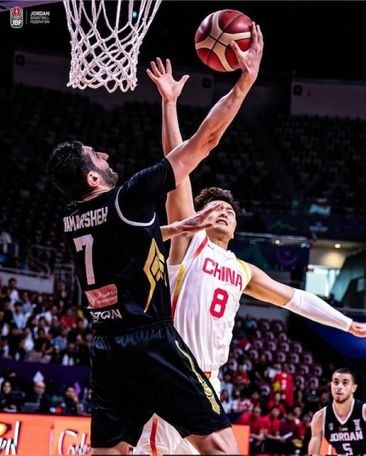 Ahmad Hamarsheh in action during the FIBA Asia Cup
(Photo of FIBA)