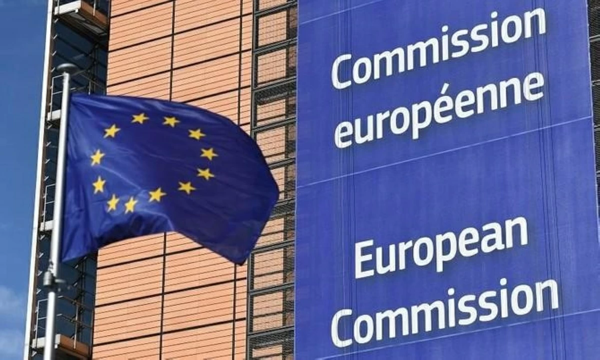 The European Commission insignia and flag.

(AFP photo)
