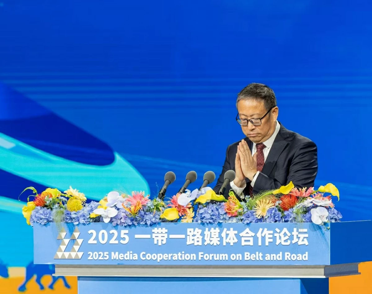 The two-day forum, hosted by People’s Daily, has drawn more than 200 representatives from 165 media outlets and organisations across 87 countries (Photo by Osama Alkafri)