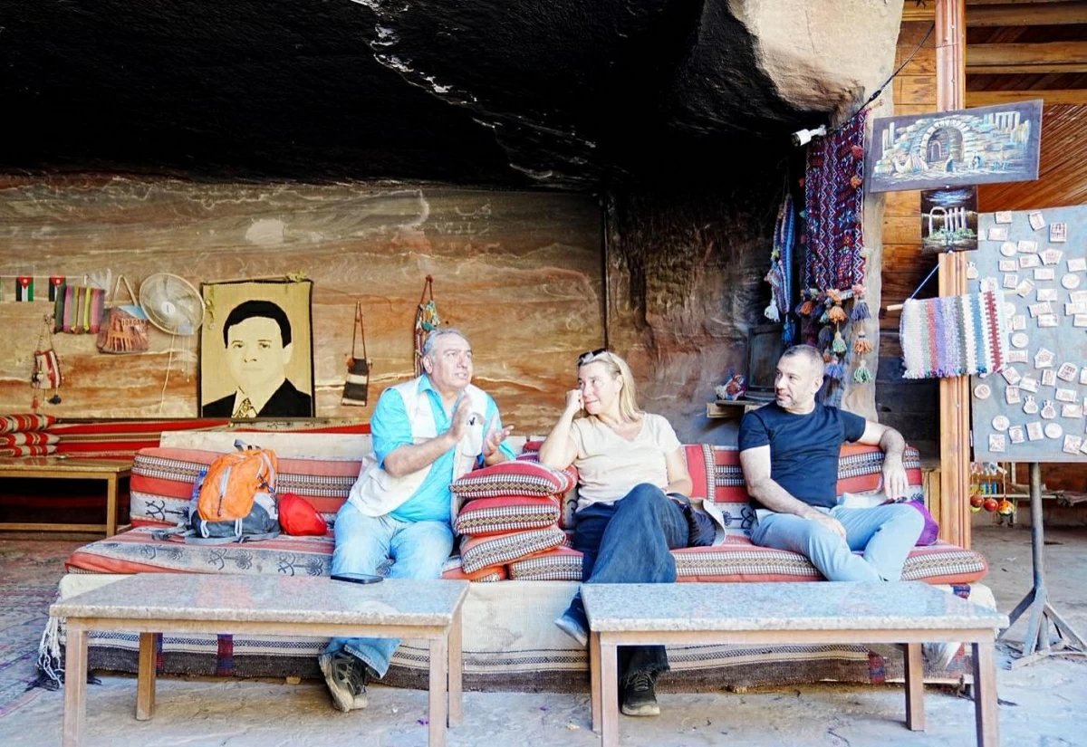 Director of the College of Europe and head of the EU’s Diplomatic Academy Federica Mogherini visited Petra on Saturday (Photo courtesy of PDTRA)