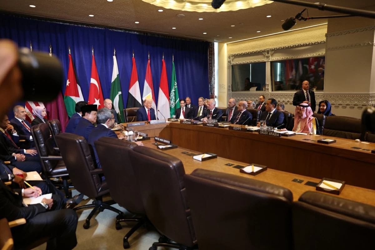 His Majesty King Abdullah, during a meeting convened by the United States and Qatar in New York on Tuesday, affirms the readiness of all participating countries to work with the US on a comprehensive plan for Gaza that brings an end to the war and suffering. (Photo courtesy of Royal Court)