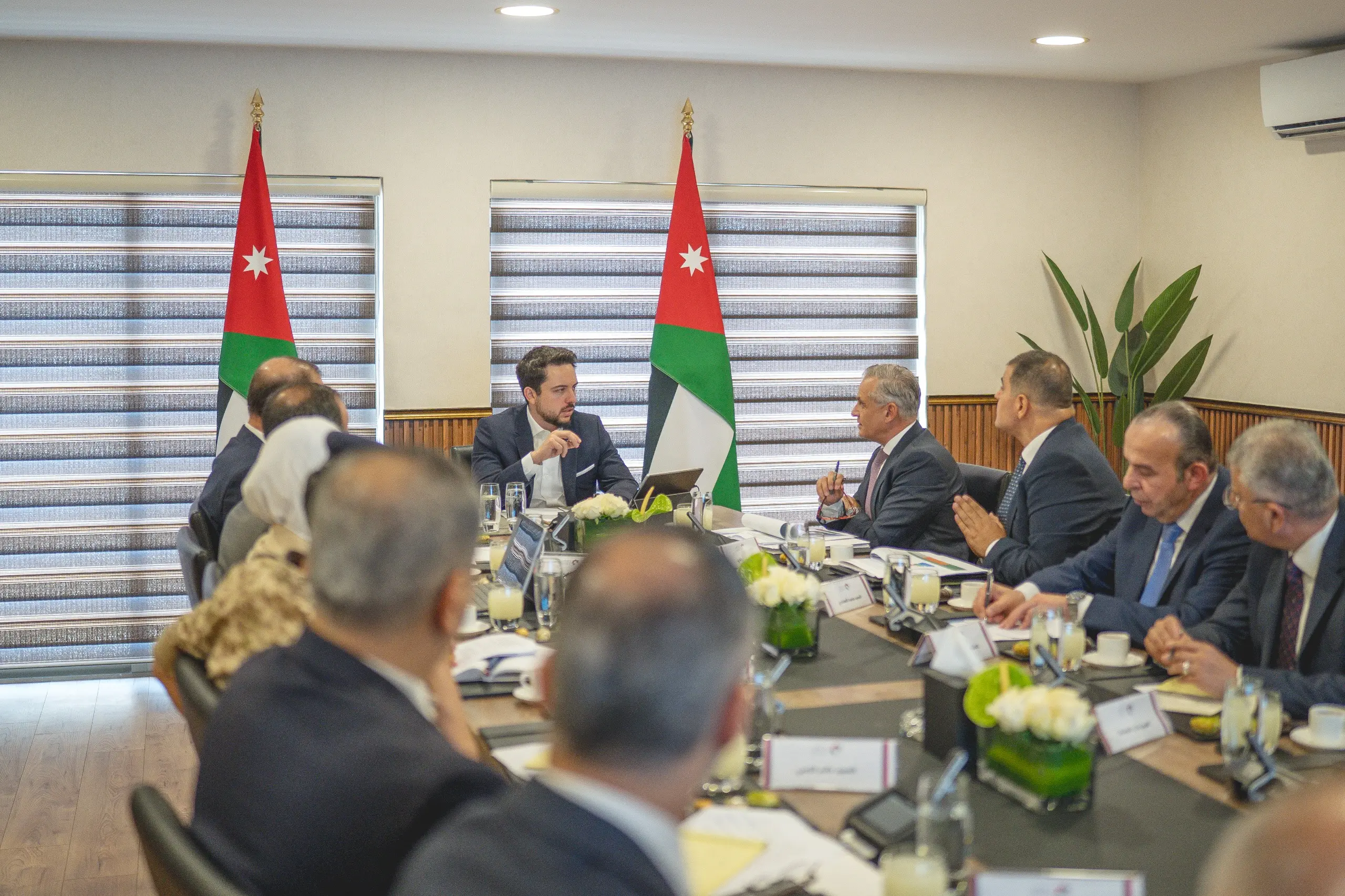 HRH Crown Prince Hussein visits on Wednesday the National Cyber Security Centre, where he reviewed Jordan’s National Cybersecurity Strategy for 2025–2028  (Photo courtesy of Royal Court)