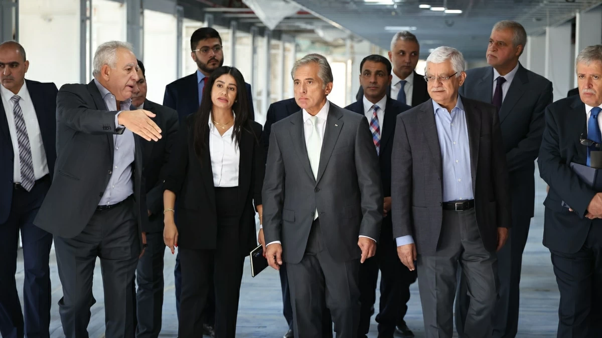 Prime Minister Jafar Hassan inspects renovation works at Amman Civil Airport as the government pushes to resume commercial operations by late 2025
(Prime Ministry photo)