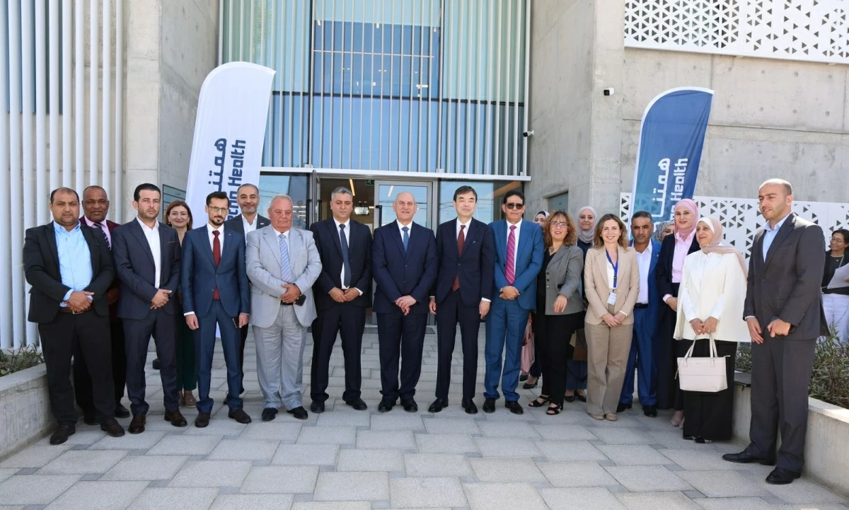 The Ministry of Health (MoH), in partnership with the United Nations Population Fund (UNFPA), the Government of Japan and Himmetna Health, on Monday launched a Japan-funded project “Integrated Life-Saving SRH and GBV Services for Vulnerable Women and Girls in Underserved Southern Areas of Jordan,” at Ghor Al Mazraa Comprehensive Health Centre in Karak Governorate (Photo courtesy of UNFPA)