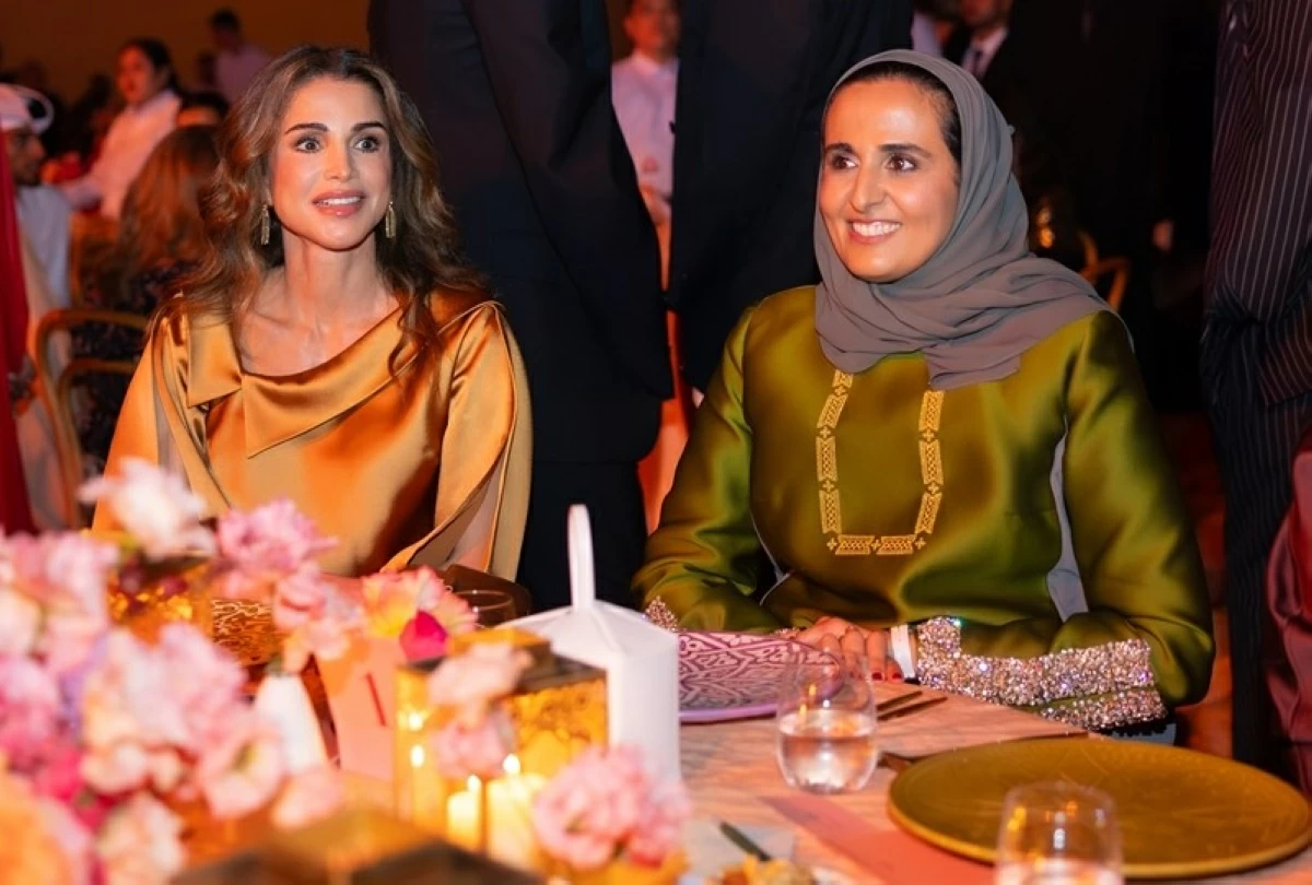 Her Majesty Queen Rania attends on Sunday evening the inaugural Franca Fund Gala at the Museum of Islamic Art in Doha  (Photo courtesy of Office of Her Majesty)