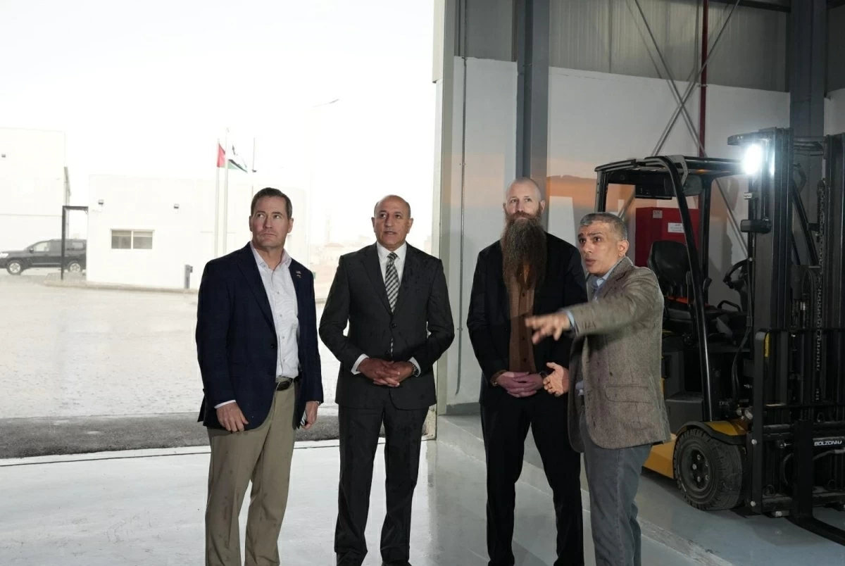 HRH Prince Rashid bin El Hassan, Chairman of the Board of Trustees of the Jordan Hashemite Charity Organisation, receives US Ambassador to the United Nations Mike Waltz over Jordan-led efforts to deliver aid to the Gaza Strip (Petra photo)