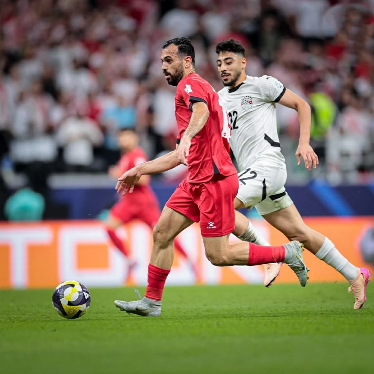 The victory marks Jordan’s first-ever win over Egypt in Arab Cup history (JFA photo)