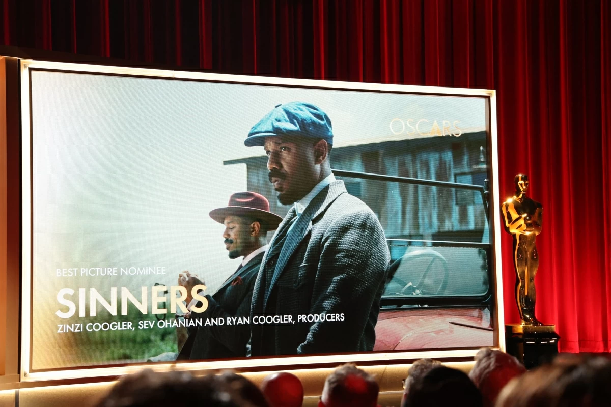 The nominees for Best Picture 'Sinners' during the 98th Academy Awards nominations announcement at the Samuel Goldwyn Theater in Beverly Hills, California on Thursday (AFP photo)