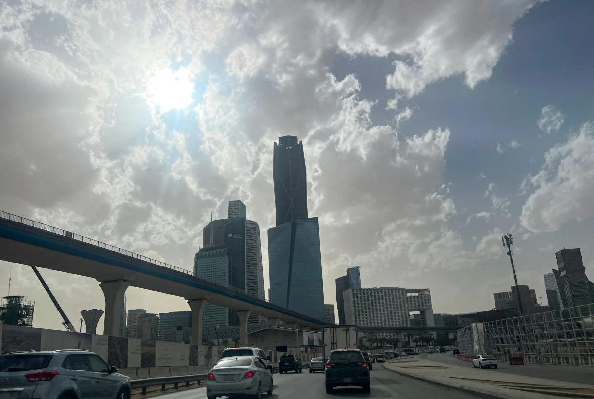 This picture taken on March 31, 2026 shows the King Abdullah Financial District (KAFD) complex in the Saudi capital Riyadh (AFP photo)