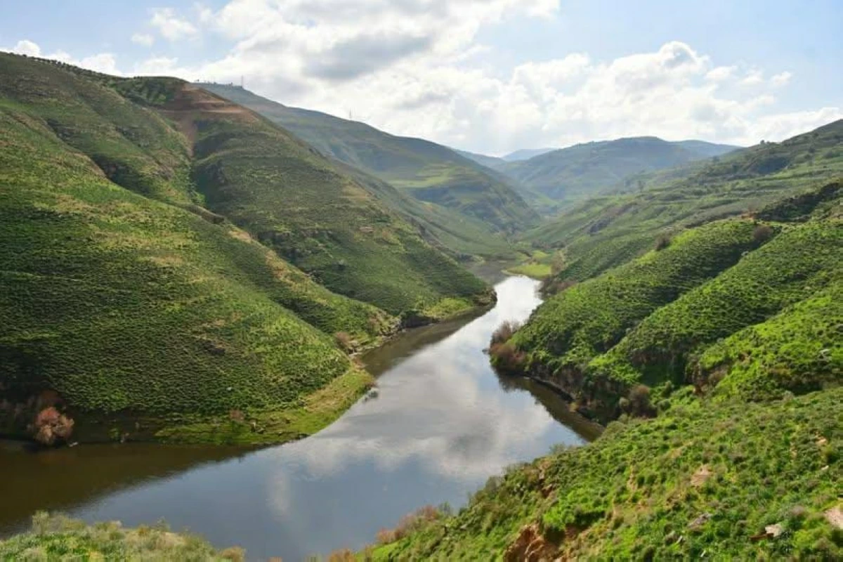 A general view of King Talal Dam in Jerash, some 40 kilometres north of Amman (Ahmed Khleifat photo)