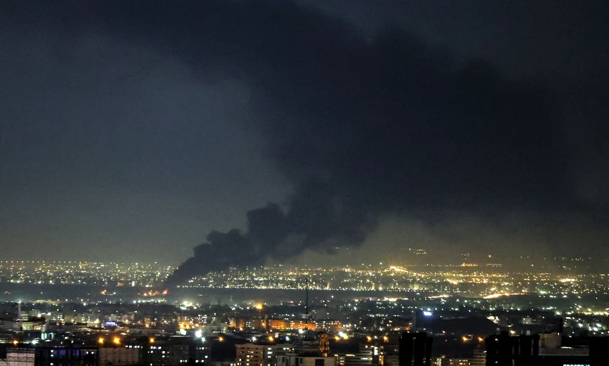 Smoke rises from the site of a US-Israeli strike on the Iranian capital Tehran on April 7, 2026. UN chief Antonio Guterres expressed alarm on April 7, 2026, at the US president's dire warning that "a whole civilization will die" in Iran if the country does not meet an ultimatum to accept US war demands (AFP photo)