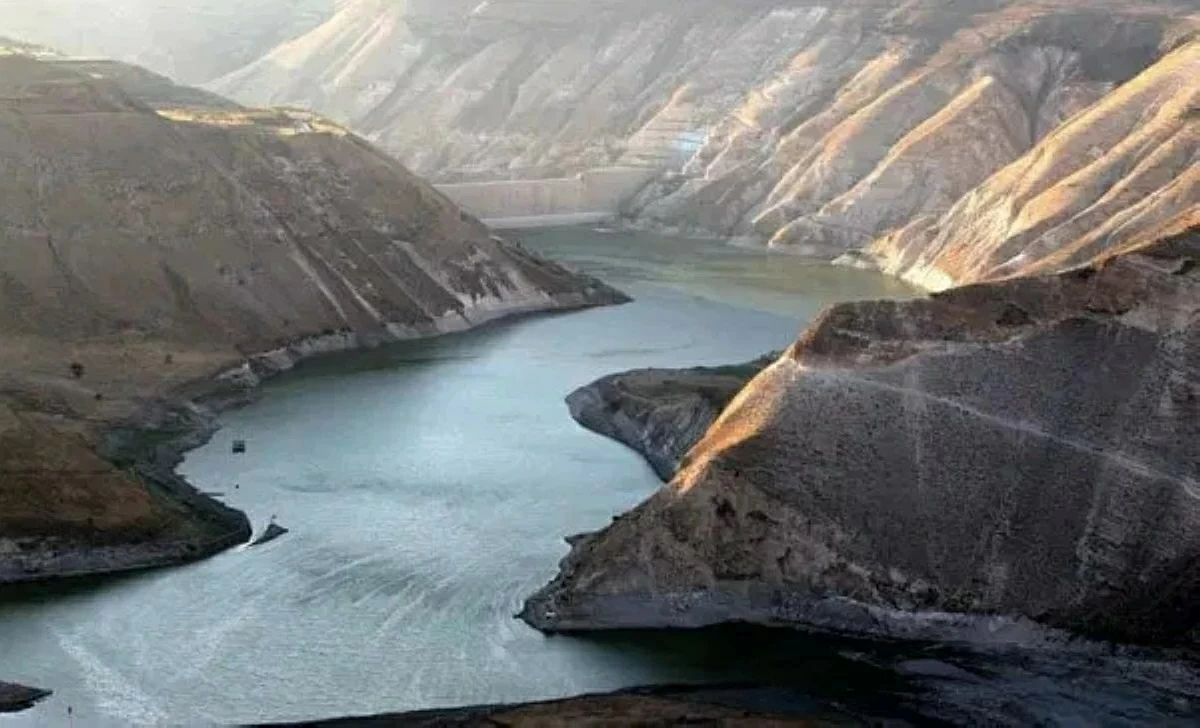 A general view of the Wihdeh Dam on the northern border with Syria
(JT file)