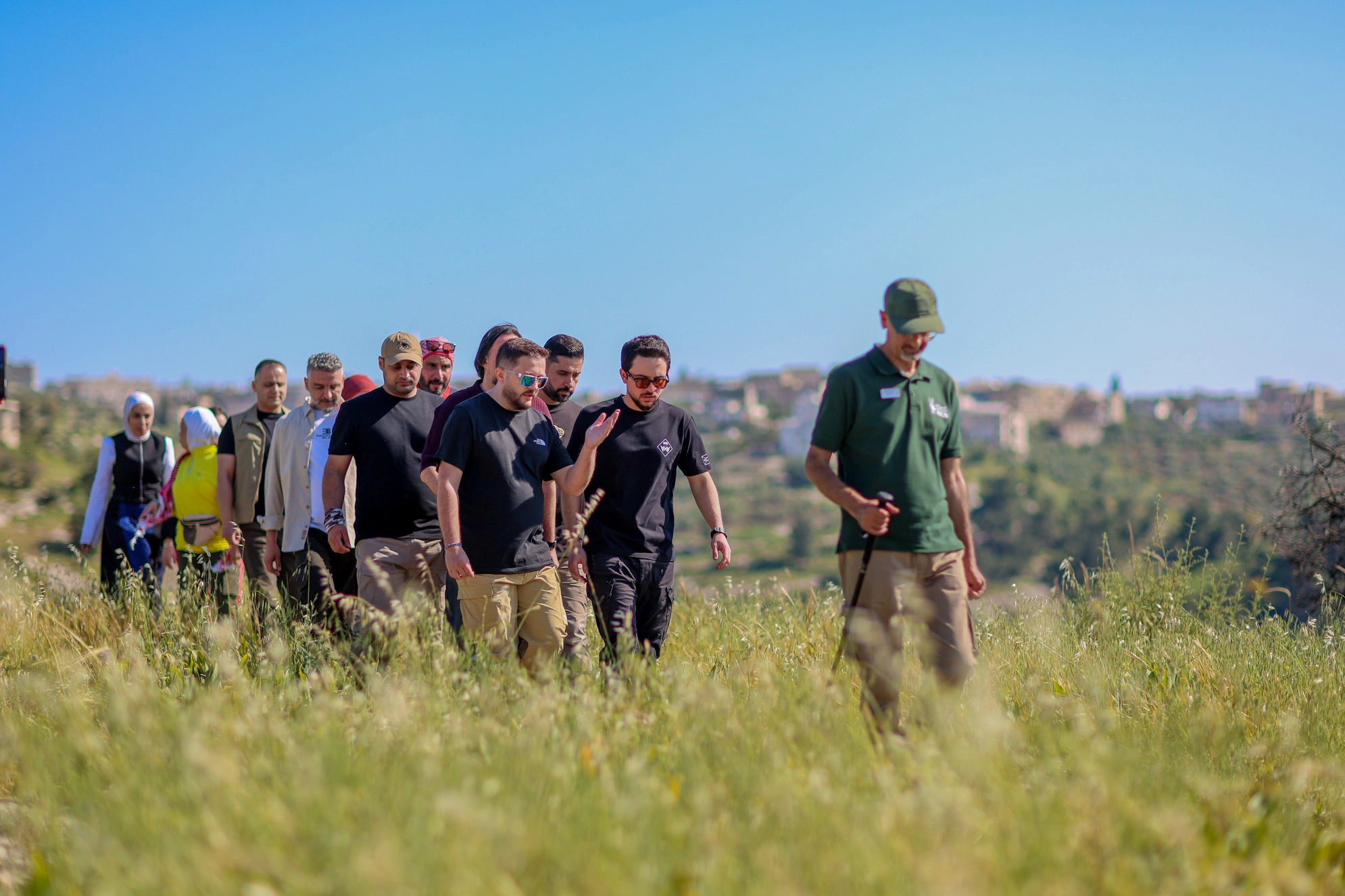 Crown Prince joins activists on nature walk in Yarmouk Forest Reserve