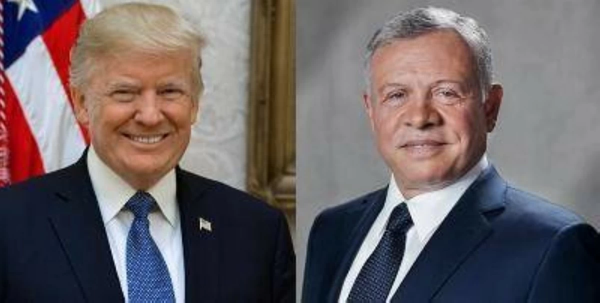 King holds phone call with US president