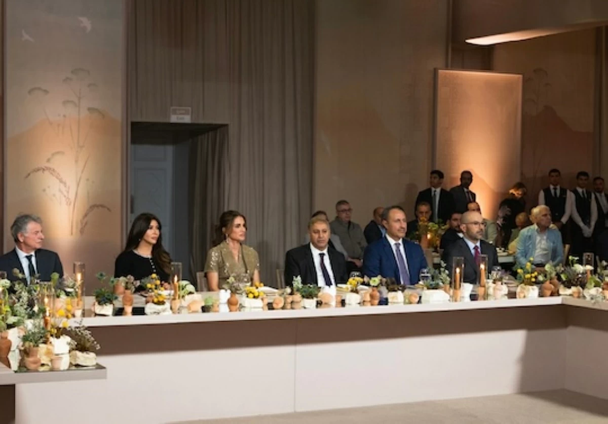 Her Majesty Queen Rania attends a charity dinner in Amman on Tuesday marking the 20th anniversary of Al Aman Fund for the Future of Orphans
(Photo courtesy of Office of Her Majesty)