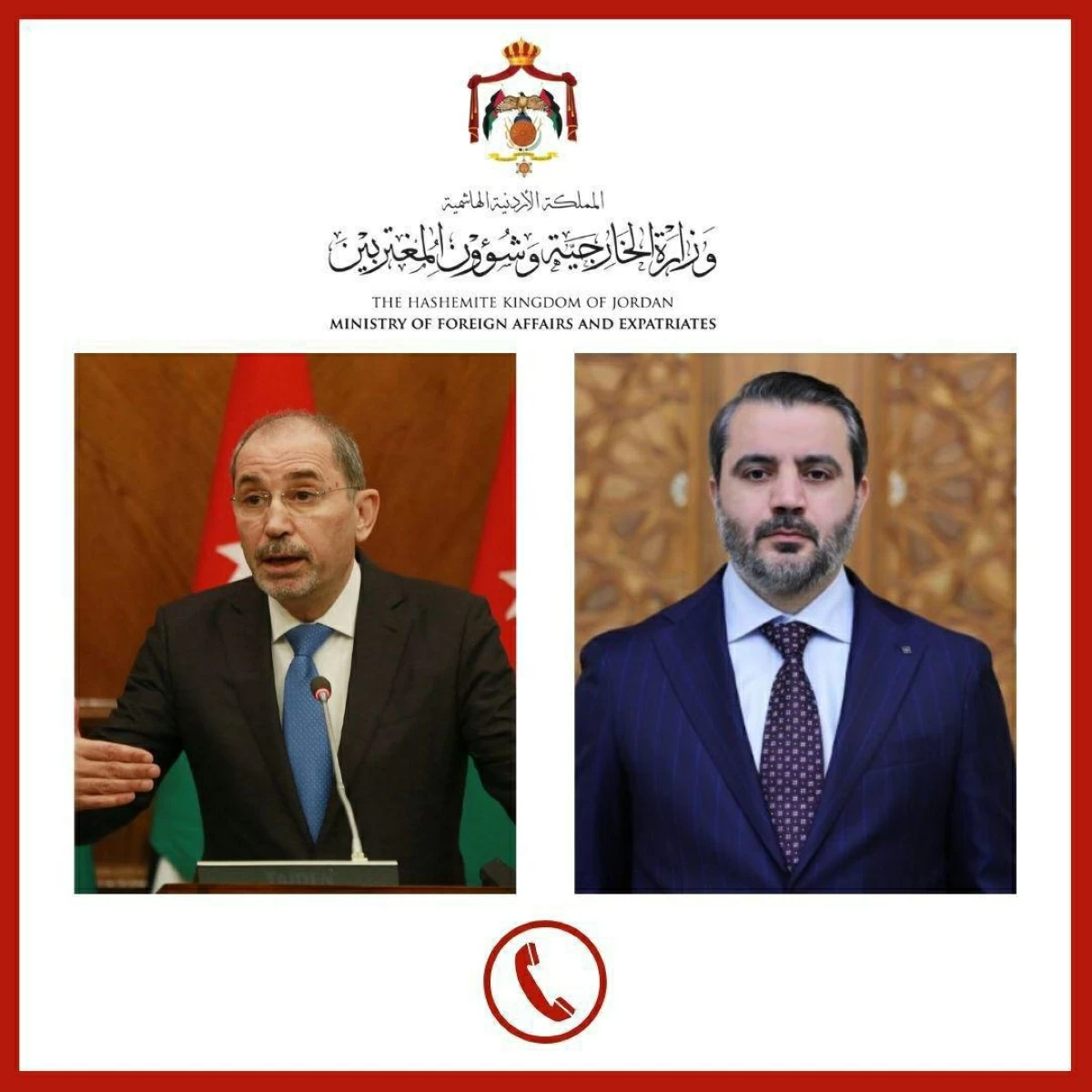 Foreign minister, Syrian counterpart discuss ties, efforts to restore regional calm