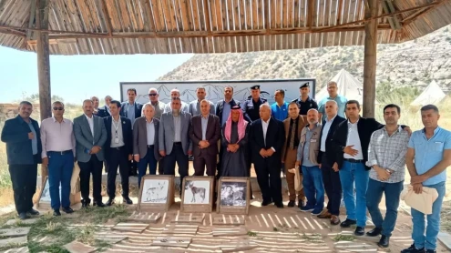 The Jordan Hashemite Fund for Human Development and Greater Tafileh Municipality on Monday launch the Just and Green Transition through Participatory Governance project at the Rumana Campsite (Petra photo)