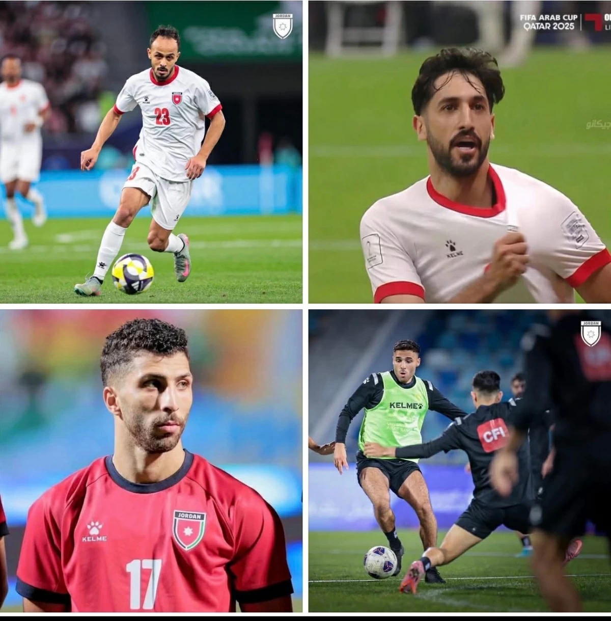 Yazan Nue’imat, Adham Qurashi, Isam Smeiri, Tamer Bani Odeh - key players missing the Jordan lineup for the World Cup (Jordan Football Association)