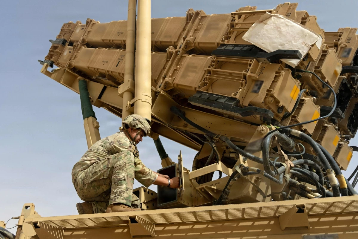 In this US Army handout photo released on June 1, 2026, a US Army air defence artilleryman conducts maintenance on an MIM-104 Patriot missile system, the army's primary terminal-phase anti-ballistic missile system, at an undisclosed location in the Middle East (AFP photo)