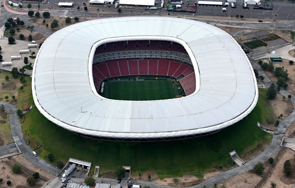 This aerial view shows progress on the Estadio Guadalajara and the upcoming FIFA facilities, which will host four matches of the 2026 FIFA World Cup, in Zapopan, Jalisco, Mexico, on June 3, 2026 (AFP photo) 
