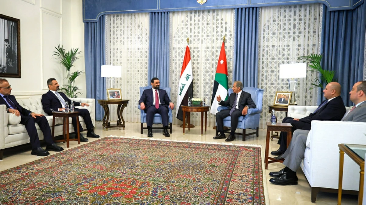 Hassan receives Iraqi Parliament speaker, reaffirms solid Amman-Baghdad ties  