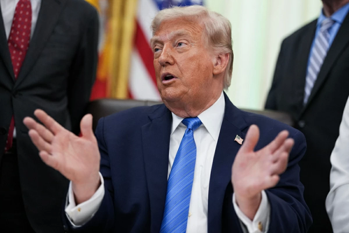 US President Donald Trump speaks during a signing ceremony for the "Secure America Act" in the Oval Office of the White House in Washington, DC, on June 10, 2026 (AFP photo) 