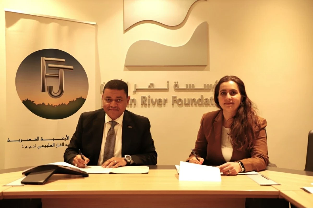 The Jordan River Foundation and Fajr for Natural Gas sign a cooperation agreement aimed at supporting the Queen Rania Al Abdullah Community Empowerment Centre in Aqaba (JRF photo)