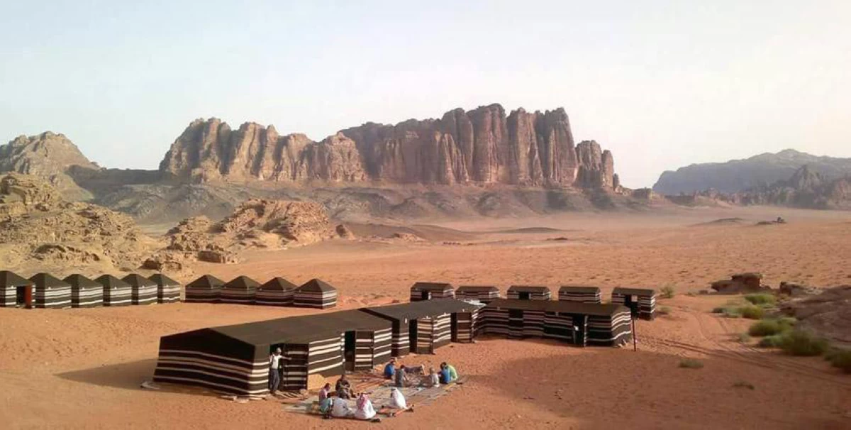 A Bedouin-style camp in Wadi Rum (JT file)