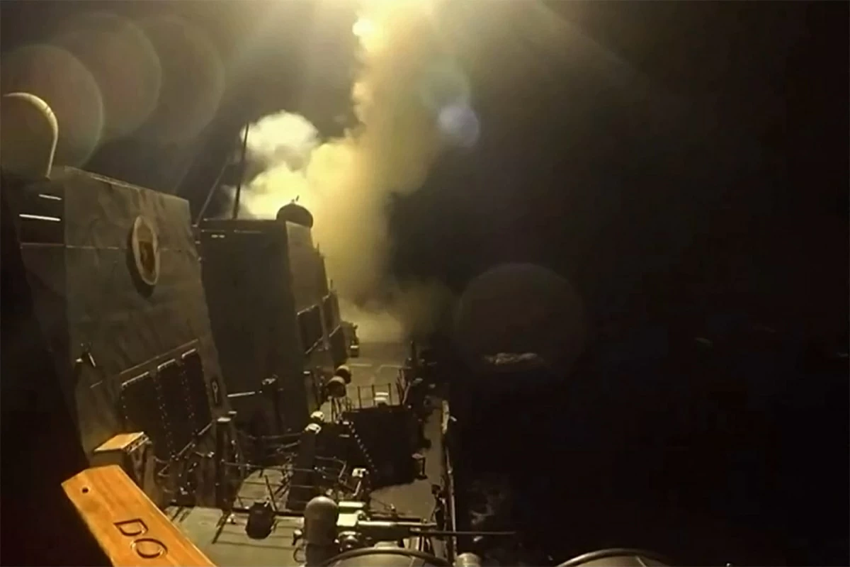 An image grab from a video released by the US Central Command (CENTCOM) on June 11, 2026 shows what the military says are strikes targeting "Iranian military surveillance capabilities, communications systems and air defense sites"
(AFP photo)