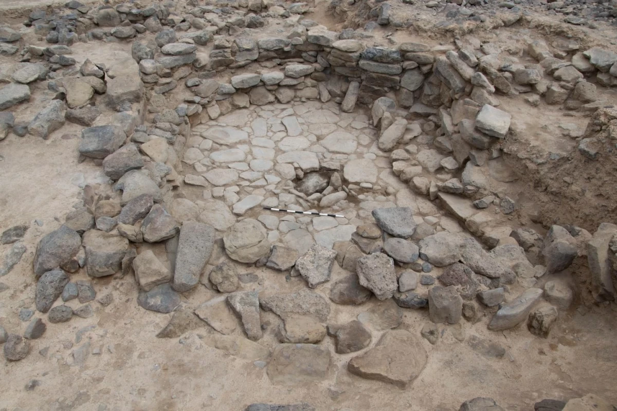 One of the excavated structures at the Shubayqa 6 site
(Photo of University of Copenhagen)