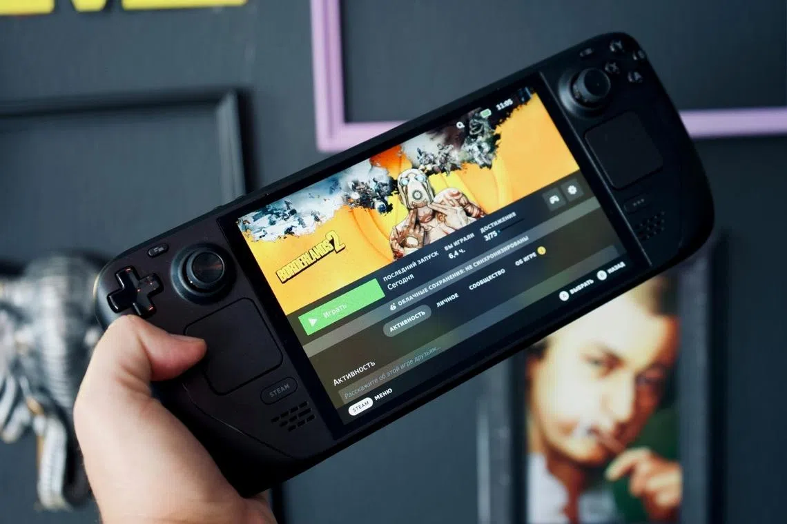 The successful launch of the handheld Steam Deck console in 2022 gave new impetus to a Steam Machine stand-alone device (AFP photo)