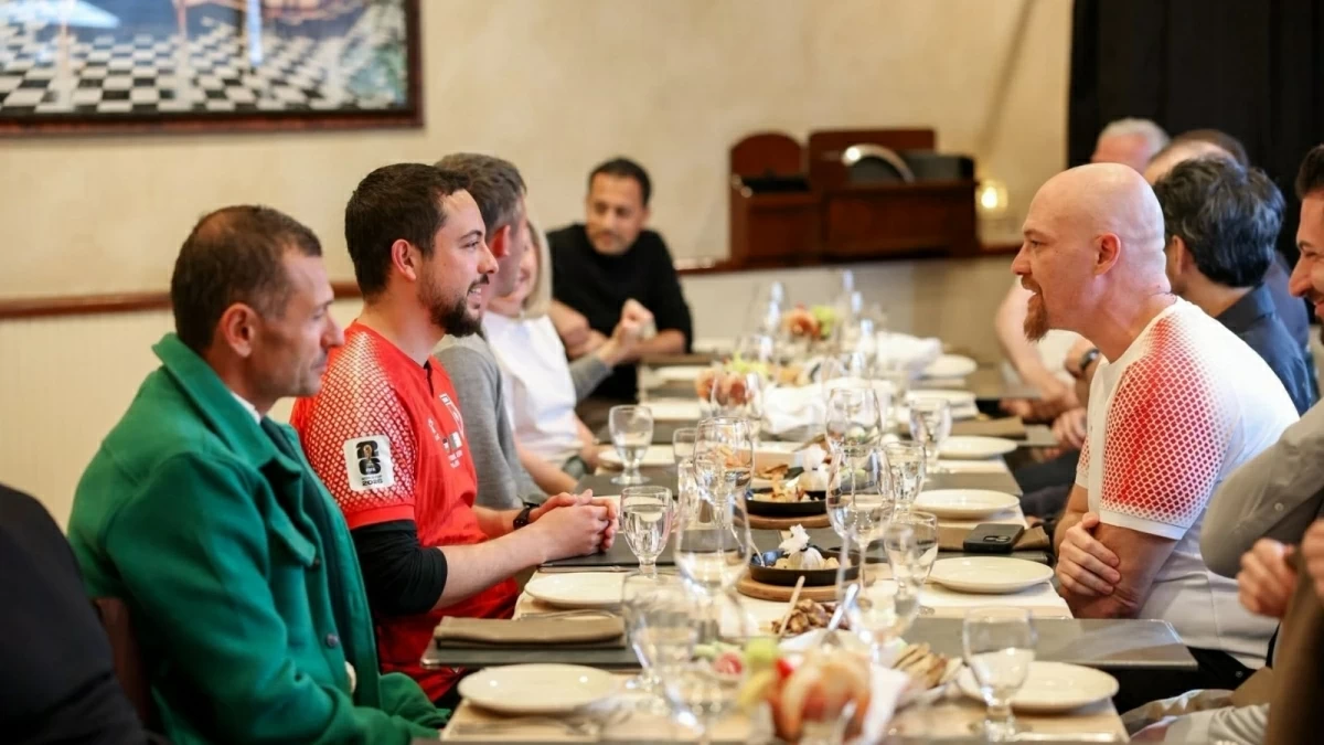 HRH Crown Prince Hussein meets on Monday with entrepreneurs and executives of American technology companies in Silicon Valley, California (Photo courtesy of Royal Court)