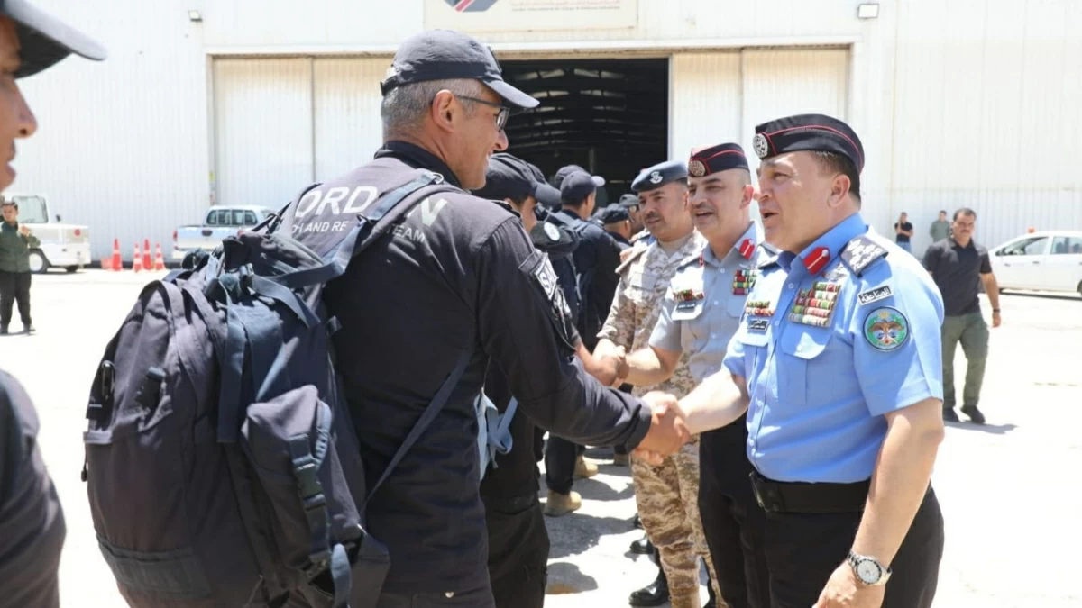 The Jordanian international search and rescue team on Sunday returns to the Kingdom after concluding the humanitarian mission in Venezuela (Petra photos)