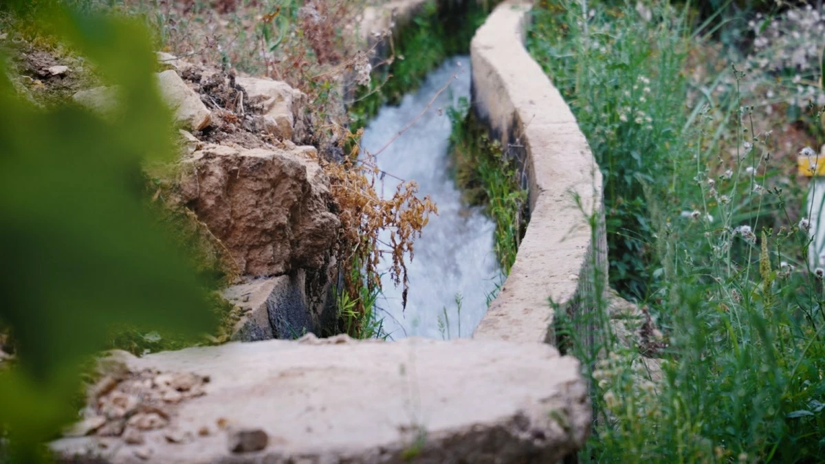 The canal that runs through Iraq Al Amir is as ancient as the Romans came. The Roman Empire fell. The canal survived (Photos by Ola Shami)