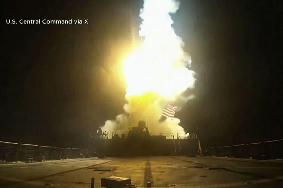 This screen grab made on July 18, 2026 from handout video footage released by the US Central Command (CENTCOM) on July 17, 2026 shows what the US military says is the latest wave of precision strikes on strategic Iranian military sites (AFP photo)