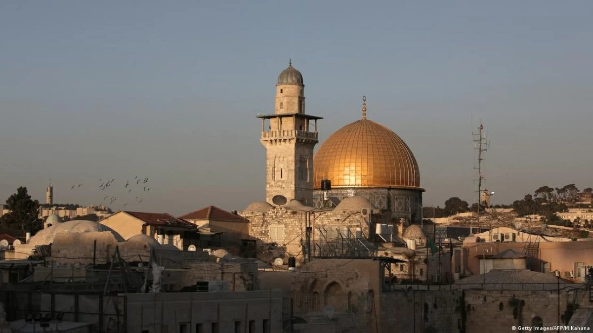 The Dome of the Rock at the Al Aqsa Mosque Compound in East Jerusalem (AFP via Getty Images)