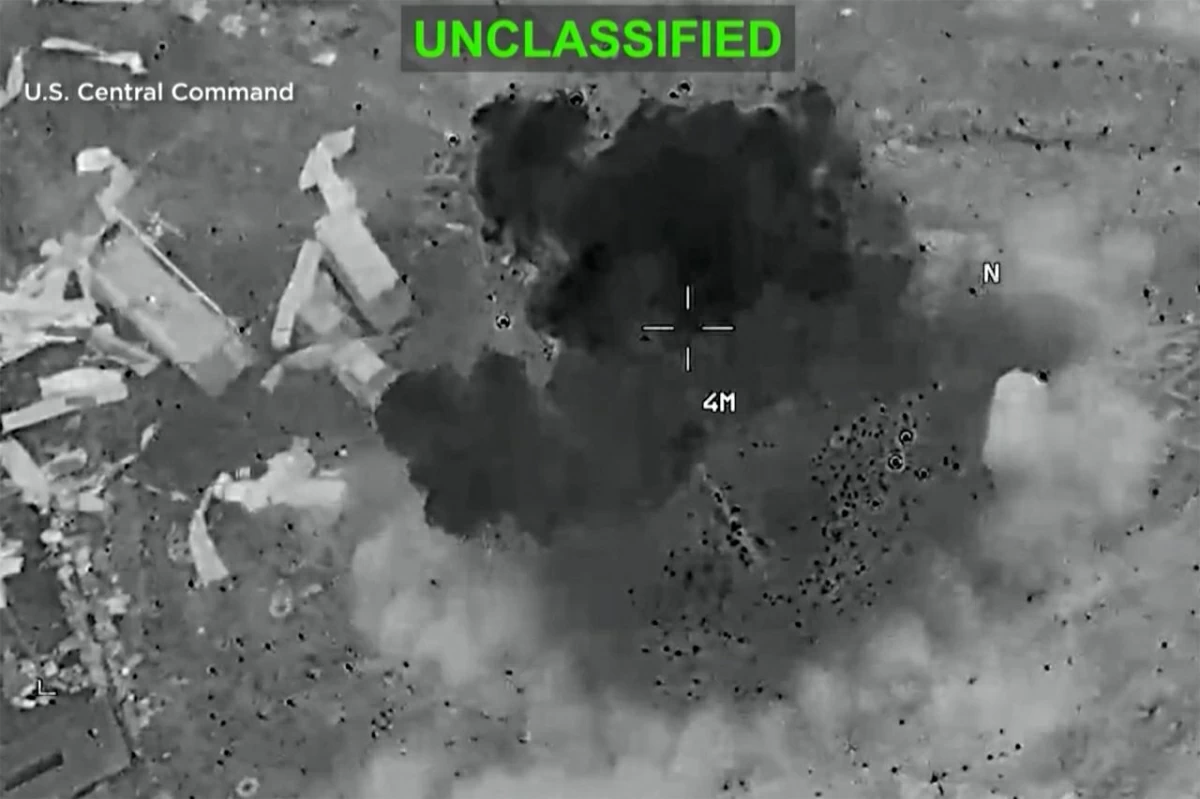This screen grab made on July 23, 2026 from handout video footage released by the US Central Command (CENTCOM) on July 22, 2026 shows US forces launching what the military says are precision strikes against Iran for the twelth consecutive night (AFP photo)