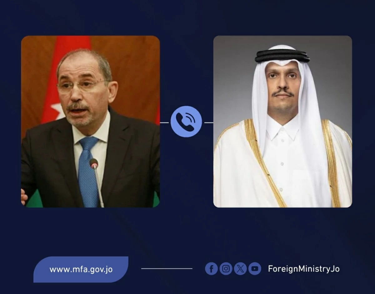 Safadi, Qatari counterpart discuss relations, regional developments