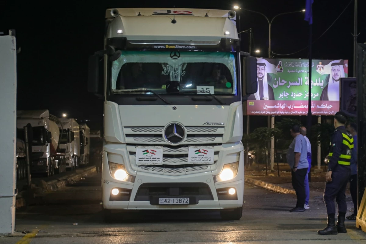 JHCO dispatches 14th humanitarian aid convoy to Lebanon