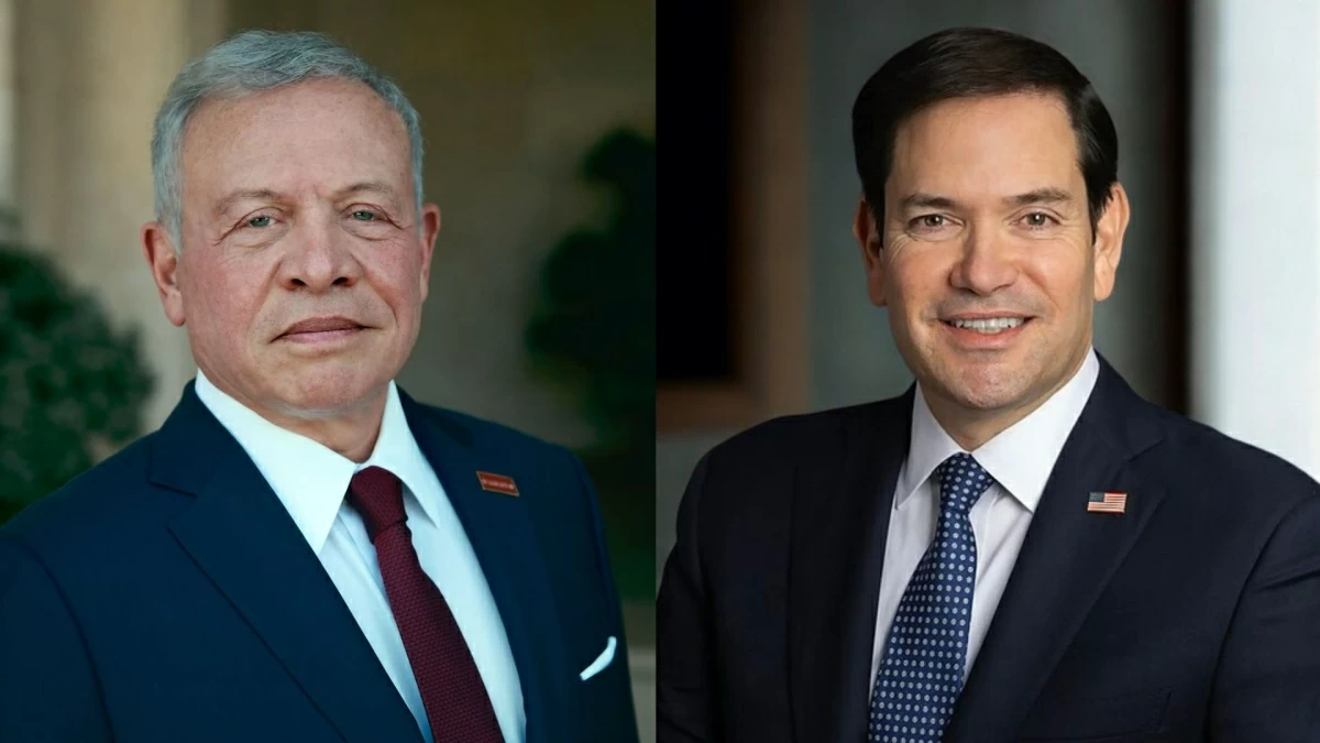 King, US secretary of state discuss de-escalation efforts