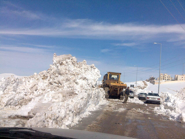 Tafileh residents describe weekend blizzard as severest in decades ...