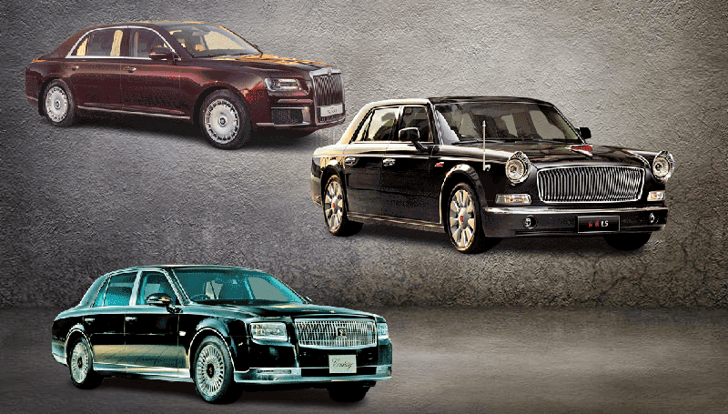 Eastern luxury car alternatives: Aurus Senat, Hongqi L5 and Toyota