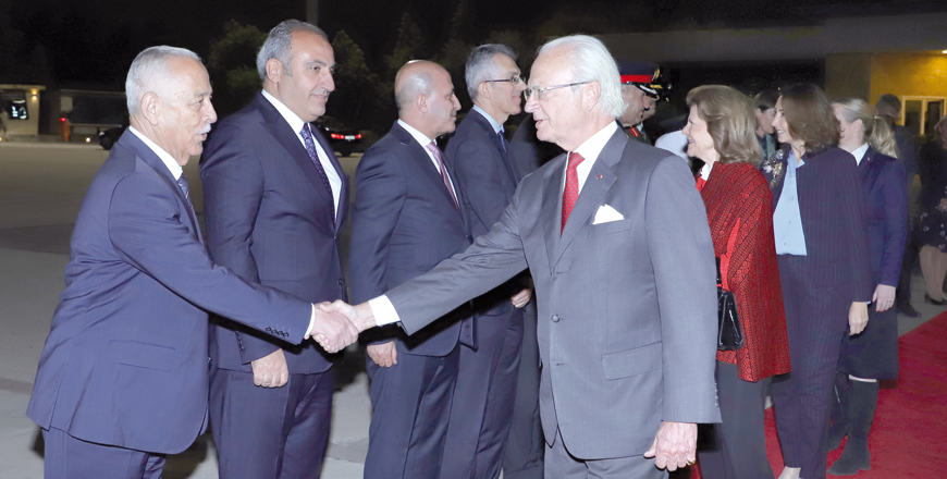 swedish state visit to jordan